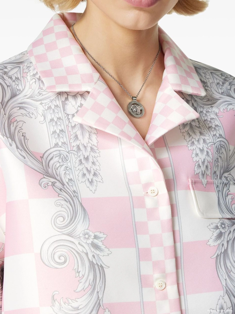 Cheap checked shirt Barocco Versace Women 0731